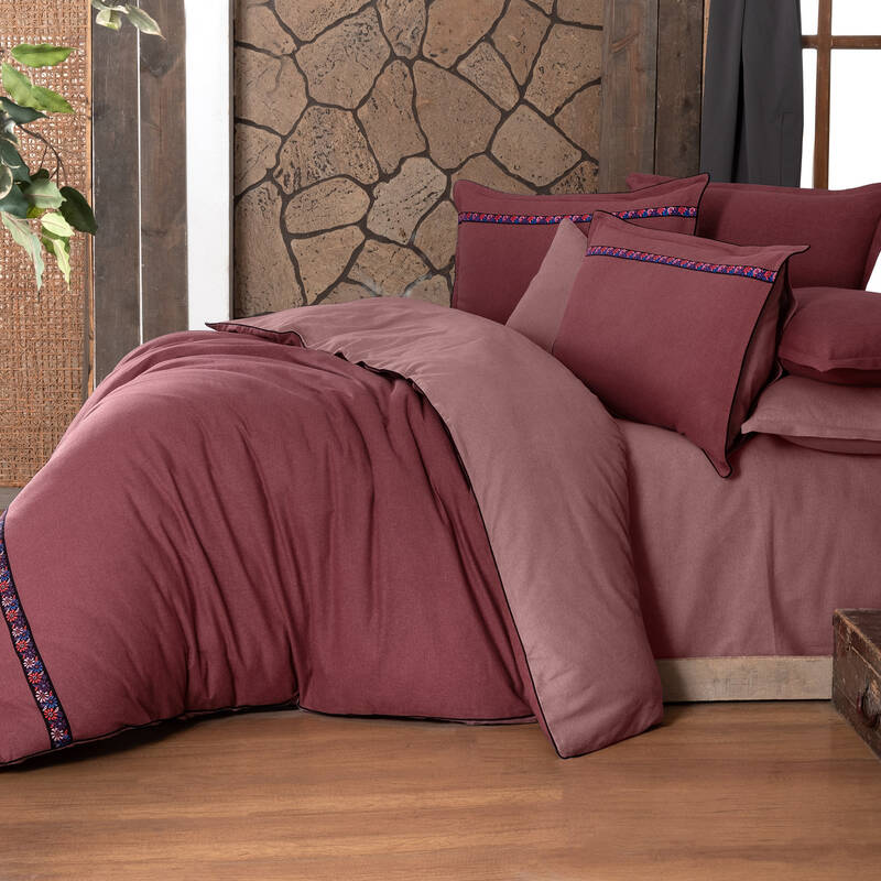 ENRIKE FLANEL MAVİ KING SIZE NEVRESİM TAKIMI