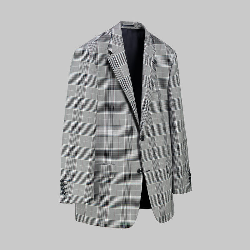 VARNA MAVİ KARELİ CEKET