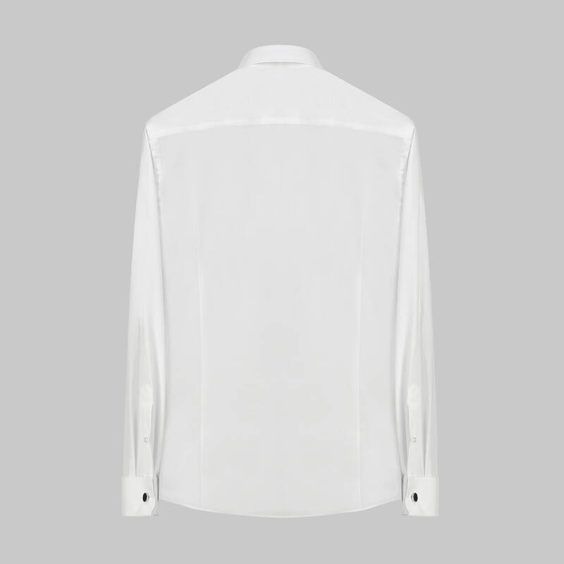 SAVERIO BEYAZ SMOKİN GÖMLEK