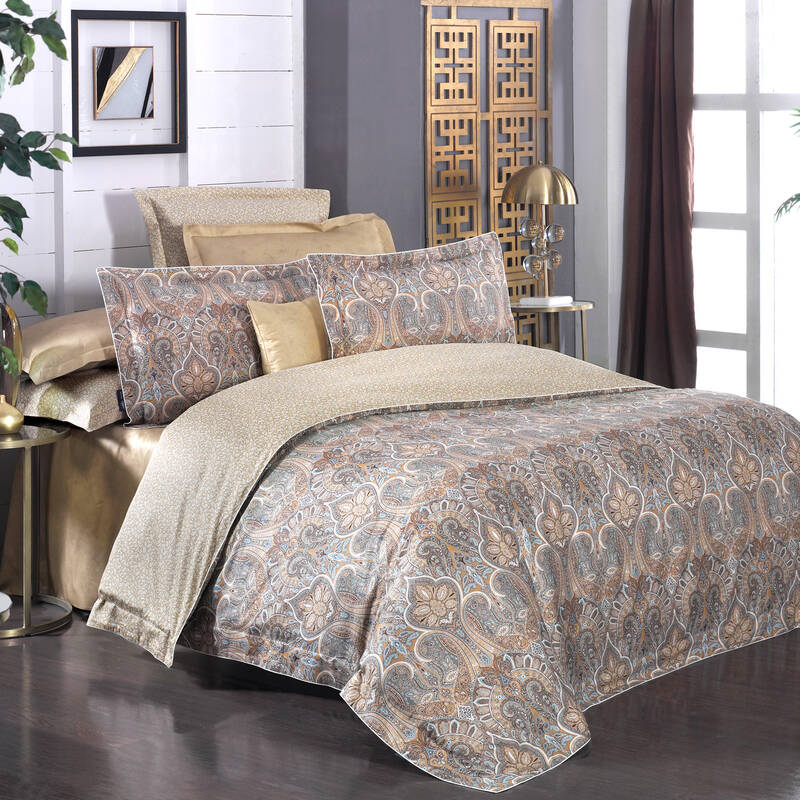 ISFAHAN SATEN TEK KİŞİLİK NEVRESİM TAKIMI