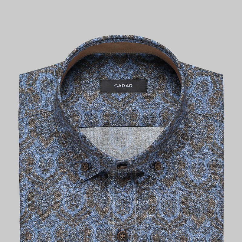 ELETA SLIMEO MAVİ GÖMLEK