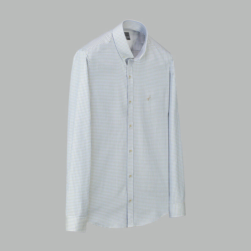 GOIAS KARELİ KOYU KAHVERENGİ GÖMLEK