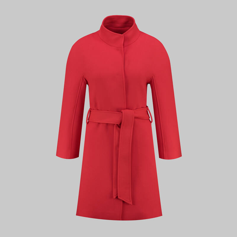 MONICA KIRMIZI KABAN