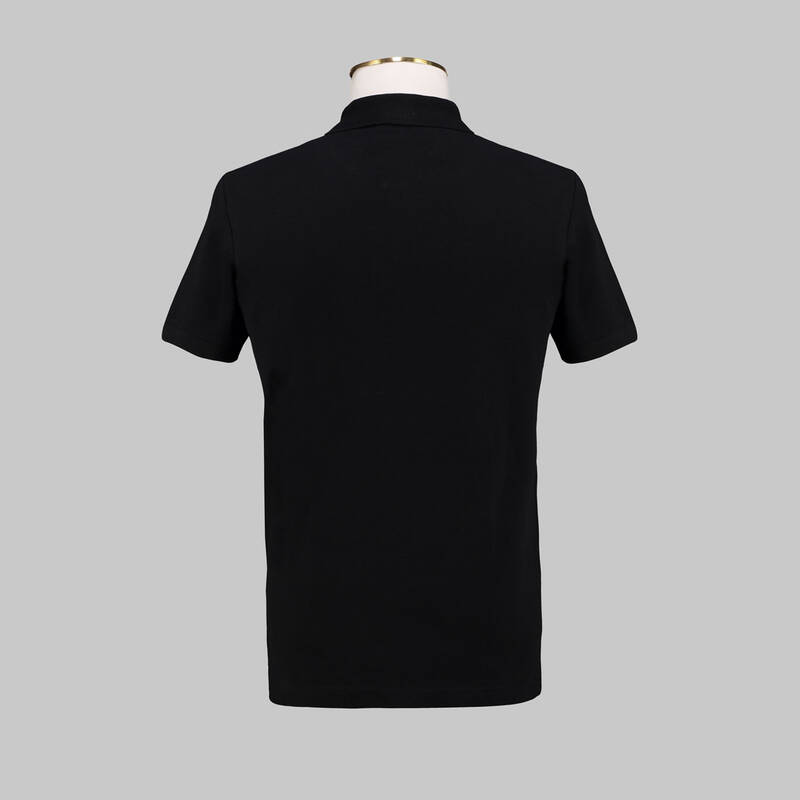 POLO YAKA BASKILI BEYAZ T-SHIRT