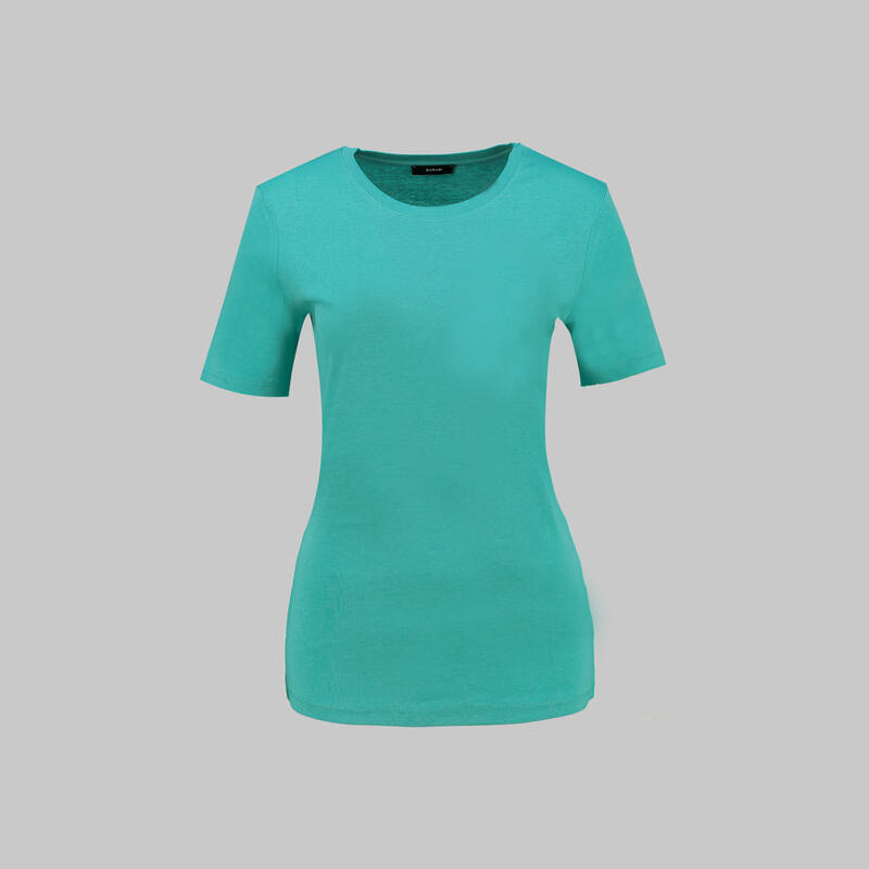 MİNT YEŞİL BİSİKLET YAKA BODY TİŞÖRT