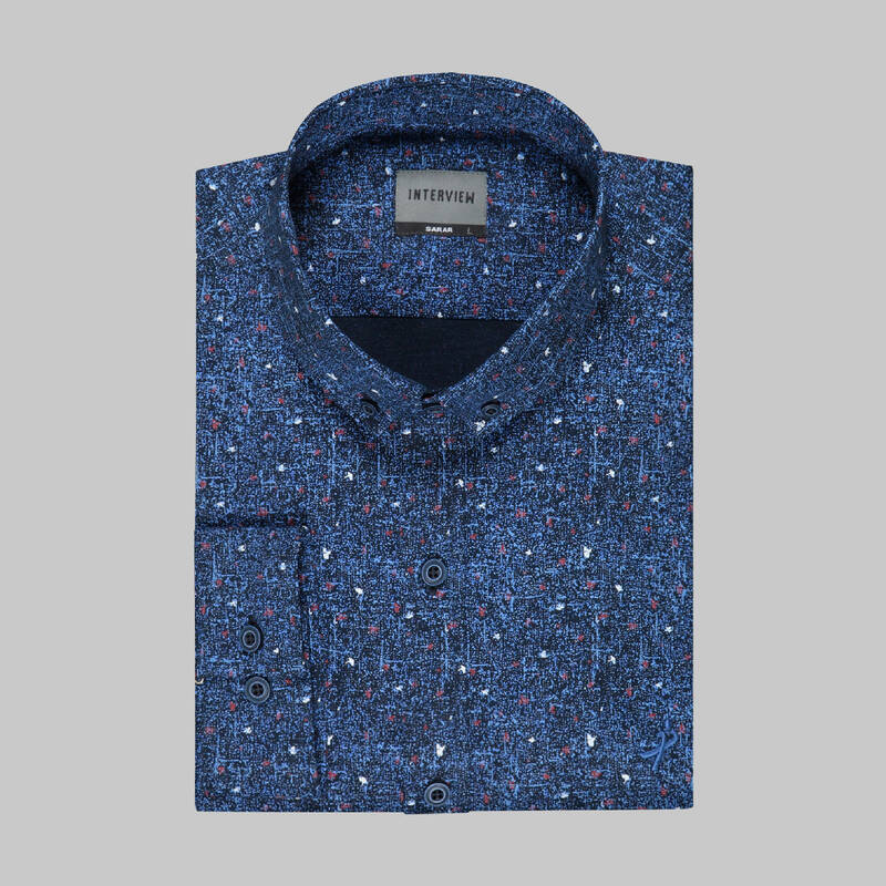 GOIAS SİYAH UZUN KOL SLİM GÖMLEK