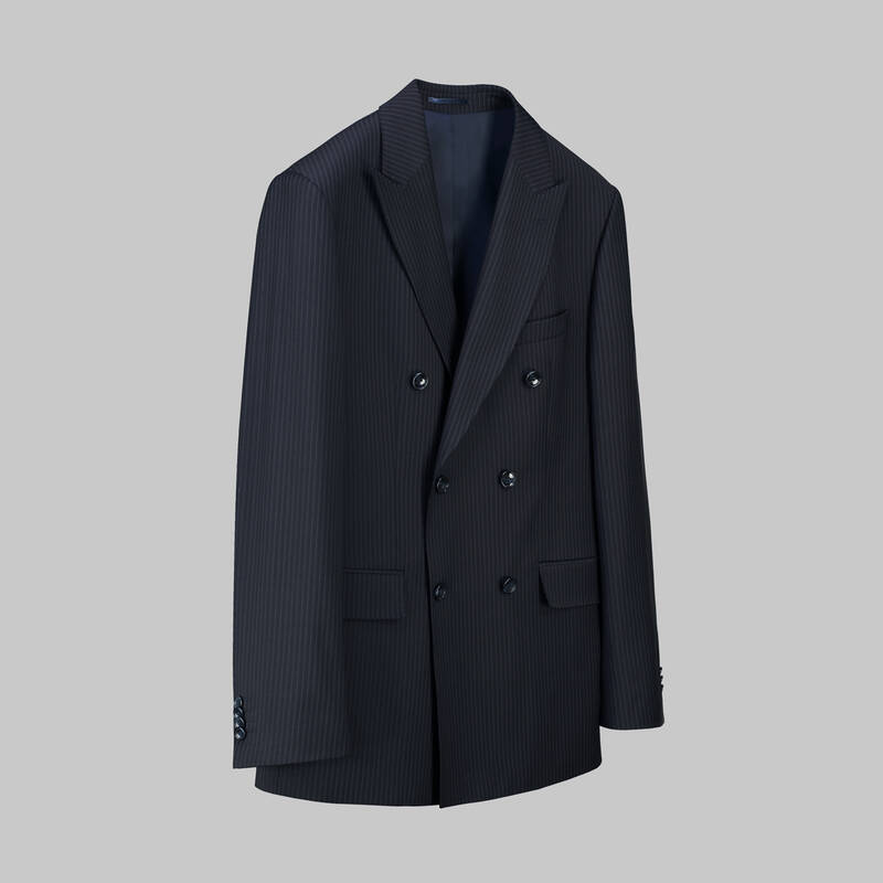 TENERIFE ÇİZGİLİ LACİVERT TAKIM ELBİSE