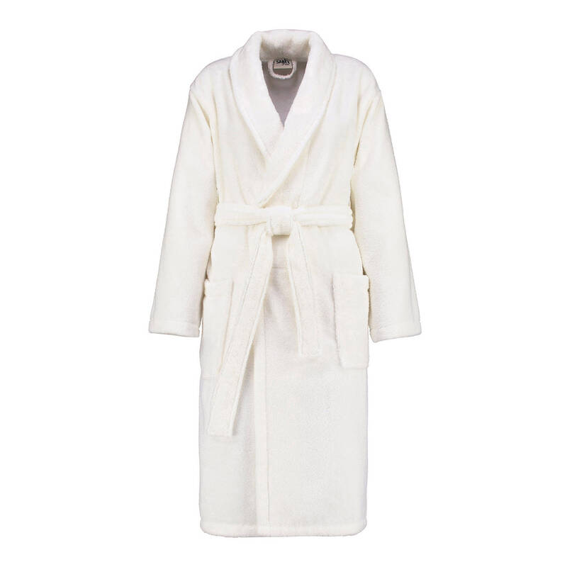 MICCO ŞAL YAKA UNISEX BORNOZ SARI