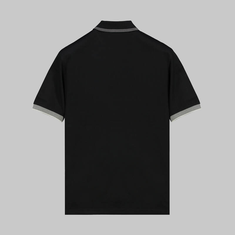 POLO YAKA BİYE DETAYLI İNDİGO TİŞÖRT