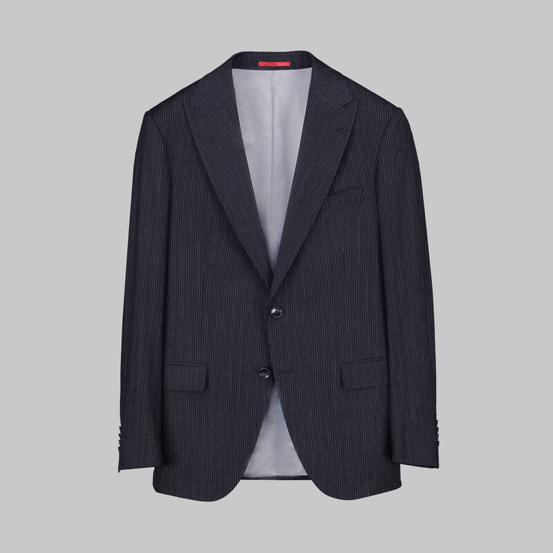 MERTENS RESTA ÇİZGİLİ KOYU LACİVERT TAKIM ELBİSE