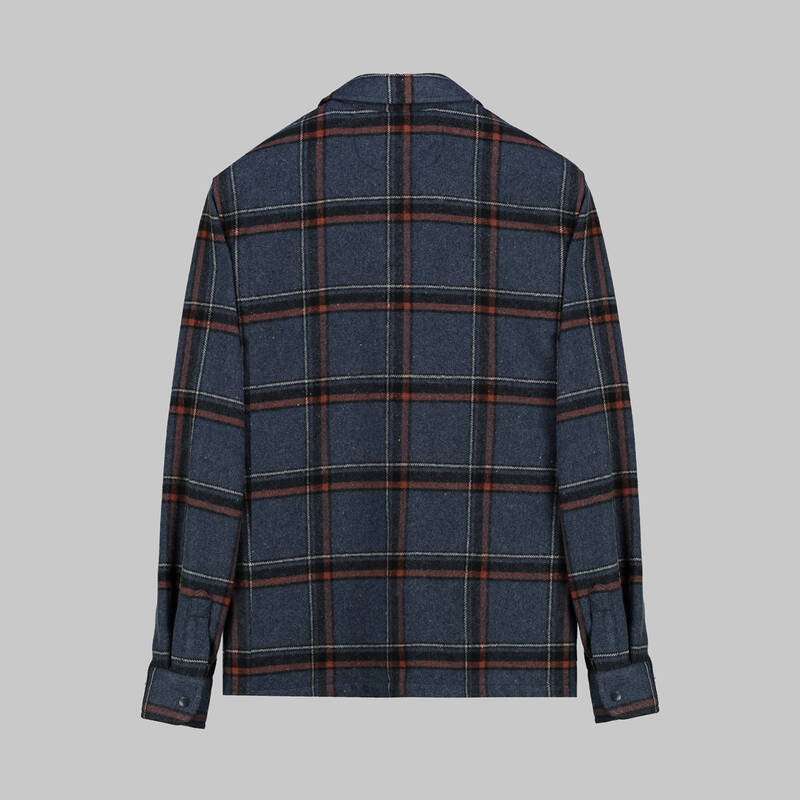 MORESCO KARELİ GRİ GÖMLEK CEKET