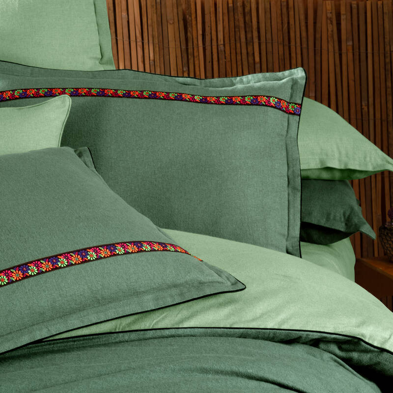 ENRIKE FLANEL MAVİ KING SIZE NEVRESİM TAKIMI