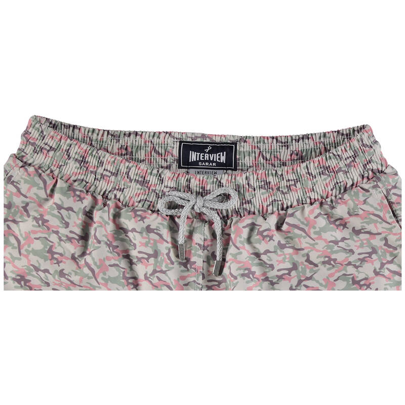 DESENLİ VILE YEŞİL DENİZ ŞORTU