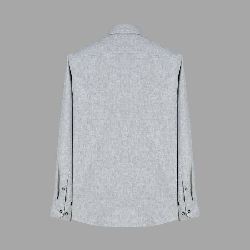 ELETA UZUN KOL YEŞİL SLIM GÖMLEK