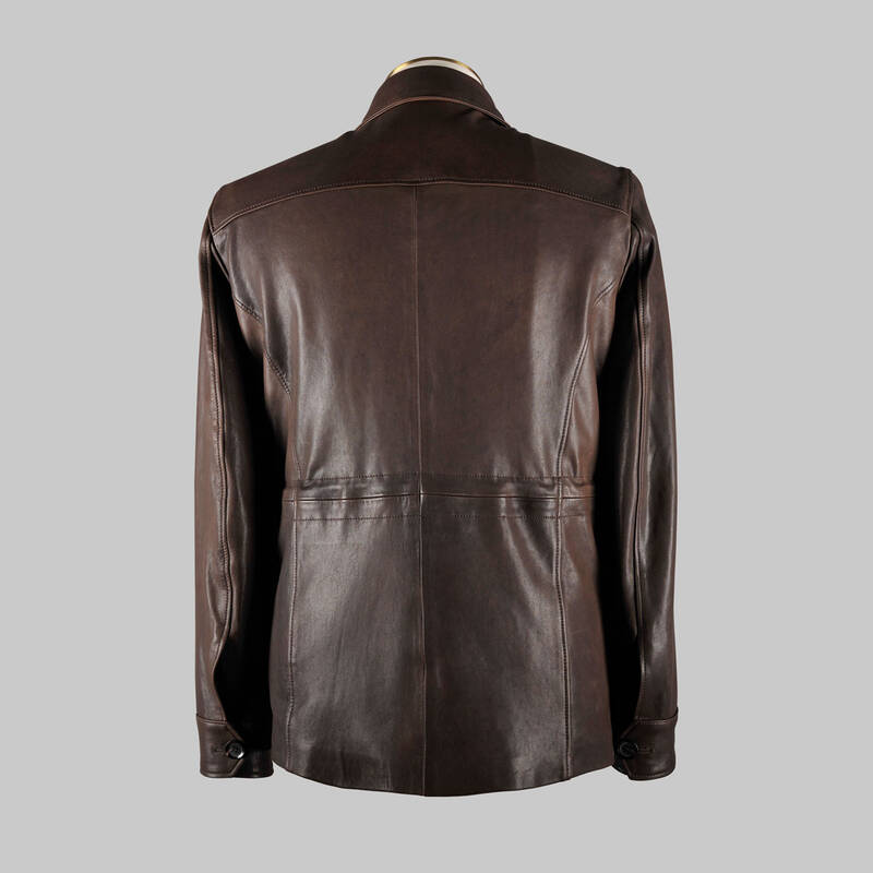 KAHVERENGİ SAFARİ DERİ CEKET - LIMITED EDITION