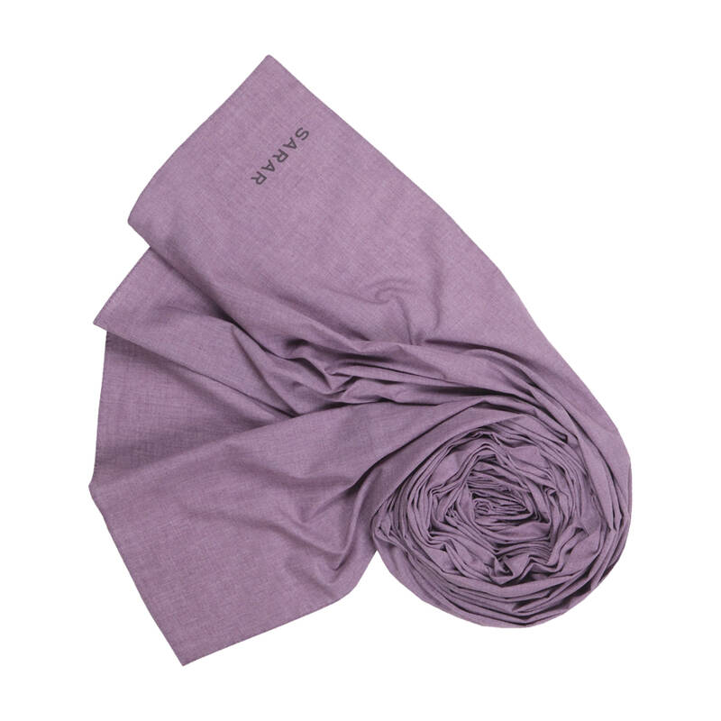 SİYAH PAMUK KETEN ŞAL