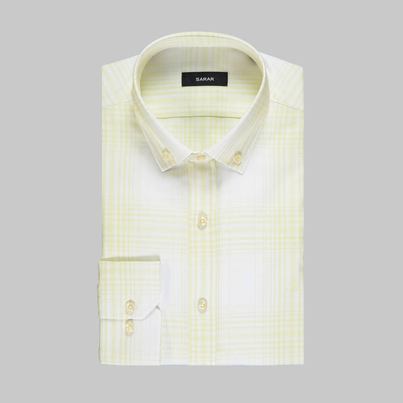 ELETA SLIMEO SARI GÖMLEK