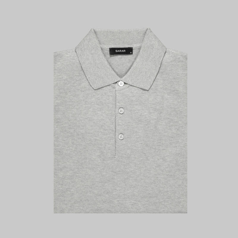 DÜĞMELİ POLO YAKA LACİVERT TRİKO