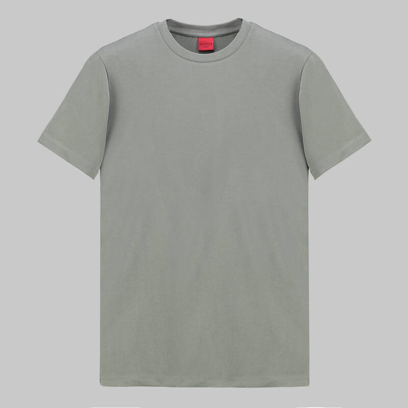 BASİC BİSİKLET YAKA SİYAH T-SHIRT