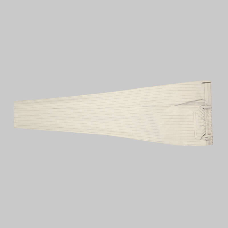 ELY BELİ BAĞCIKLI ÇİZGİLİ BEJ PANTOLON