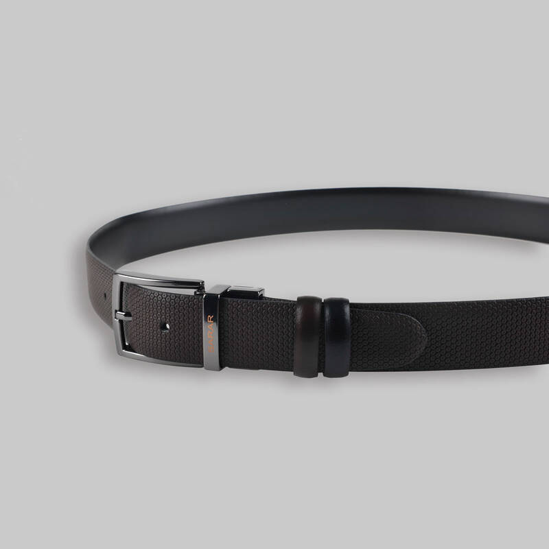 ÇİFT TARAFLI DÜZ/DESENLİ DİKİŞSİZ KEMER