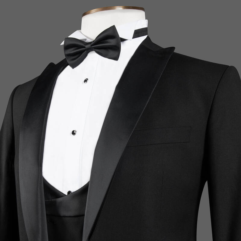 HAPPY NIGHT YELEK PAPYON SİYAH TAKIM