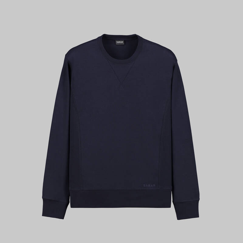 SARAR BİSİKLET YAKA TURUNCU SWEATSHIRT