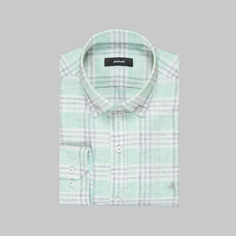 ELETA SLİM YEŞİL GÖMLEK