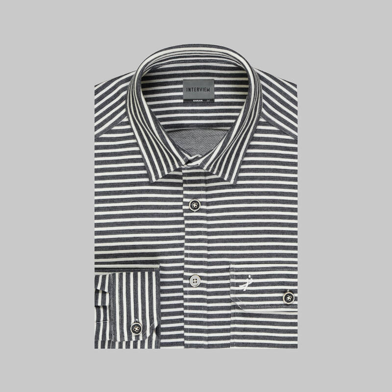 K-6 ÇİZGİLİ YEŞİL GÖMLEK