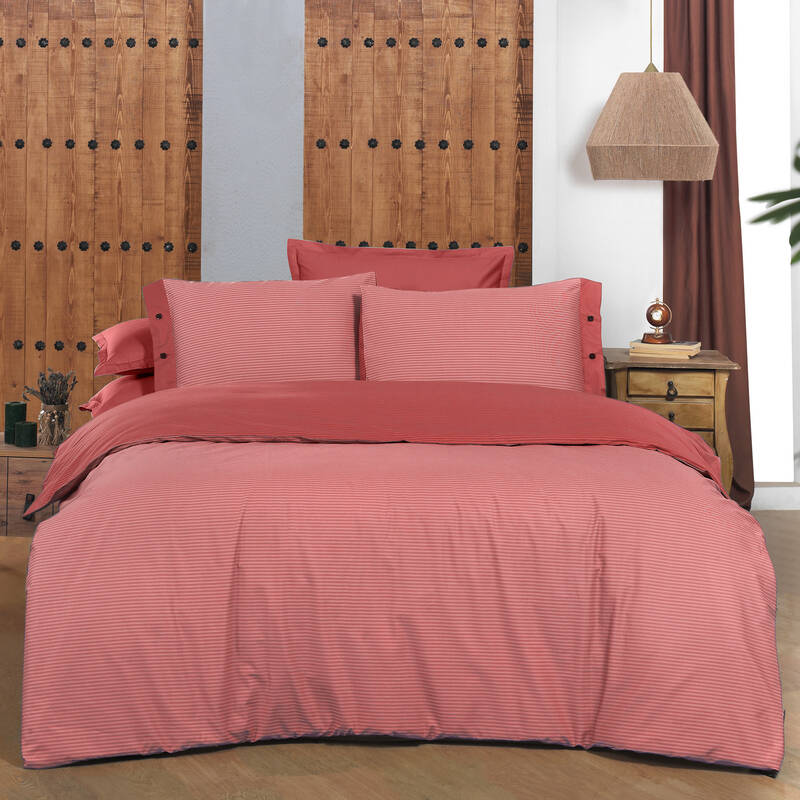 NEW FANCY STRIPE ÇİFT KİŞİLİK MAVİ NEVRESİM TAKIMI