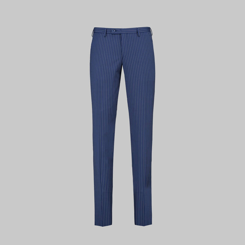 AMARA RESTA ÇİZGİLİ LACİVERT TAKIM ELBİSE