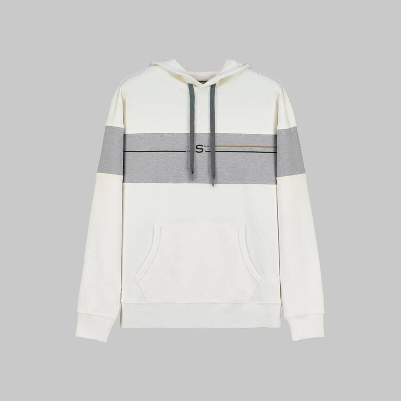 SARAR PREMIUM KAPÜŞONLU EKRU SWEATSHIRT