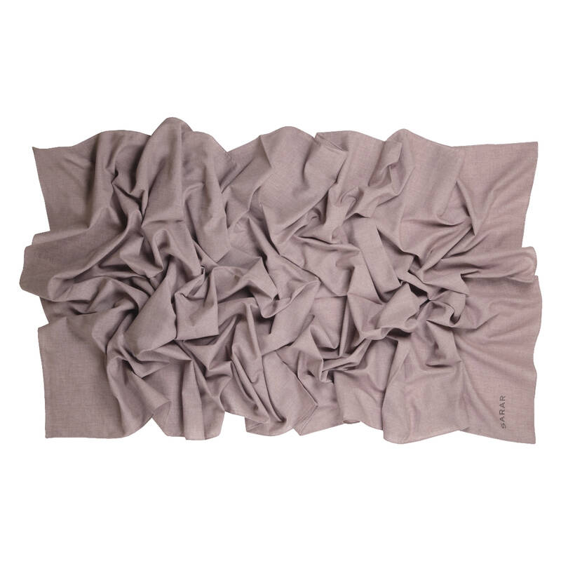 SİYAH PAMUK KETEN ŞAL