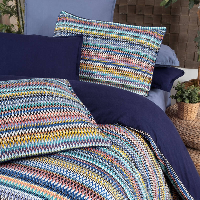 DIMITRO FLANEL MAVİ ÇİFT KİŞİLİK NEVRESİM TAKIMI