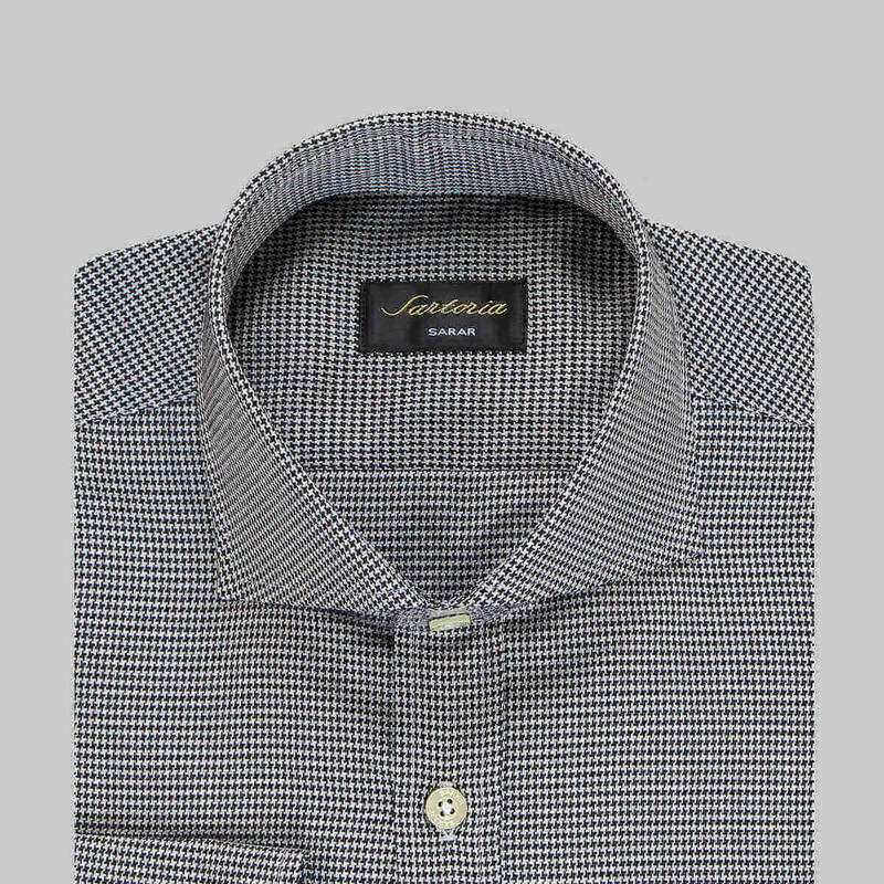 COMO SİYAH_BEYAZ GÖMLEK - LIMITED EDITION