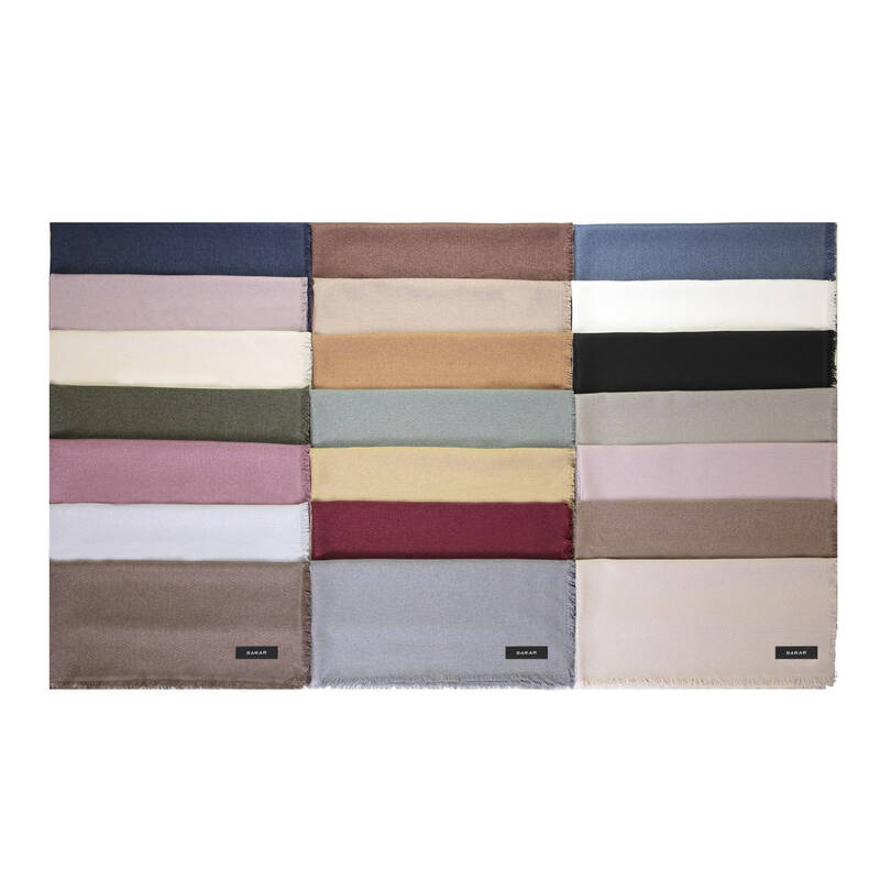 HİNT KAŞMİRİ SİYAH EŞARP