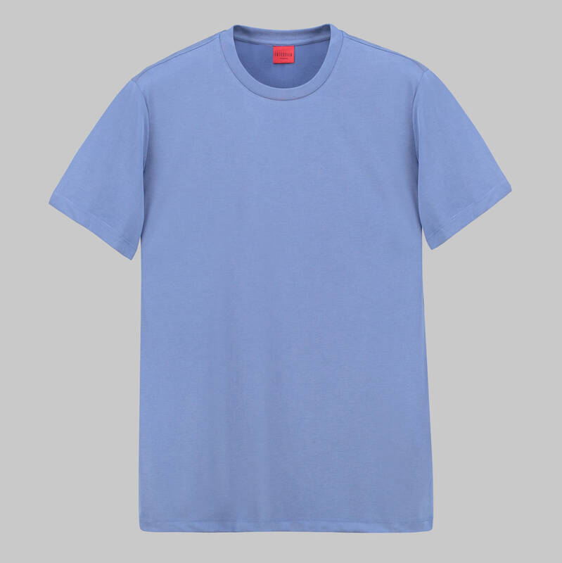 BASİC BİSİKLET YAKA SİYAH T-SHIRT