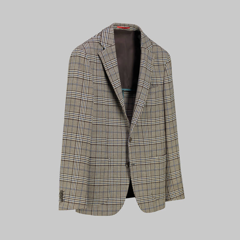 MATTEO KAHVERENGİ EKOSE CEKET