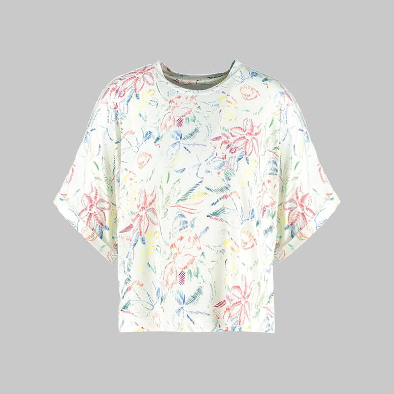 EIMY KISA KOL EKRU BLUZ