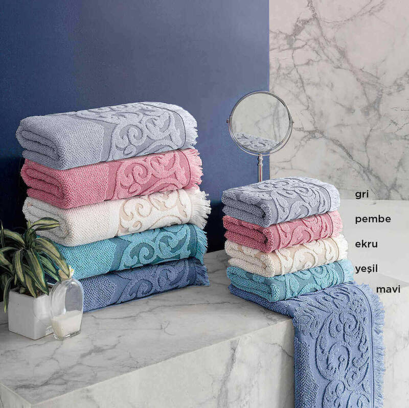 TOMRIS HAVLU 50*90 GRİ