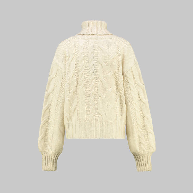 PETRU TAŞ RENGİ BOĞAZLI KAZAK