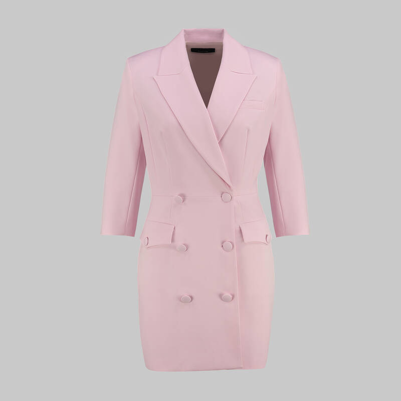 CHELLAA PEMBE ELBİSE