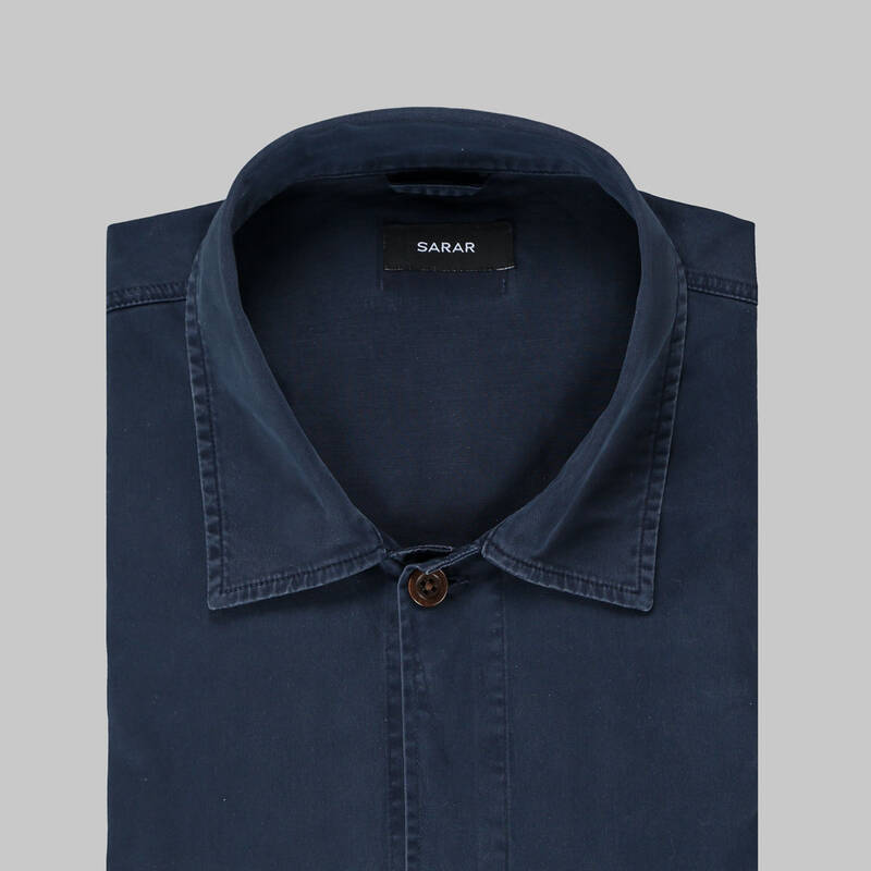 CEPLİ SPOR LACİVERT GÖMLEK