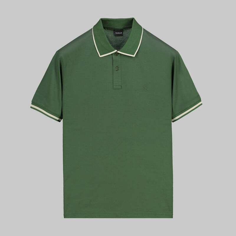 POLO YAKA PAMUKLU LACİVERT TİŞÖRT