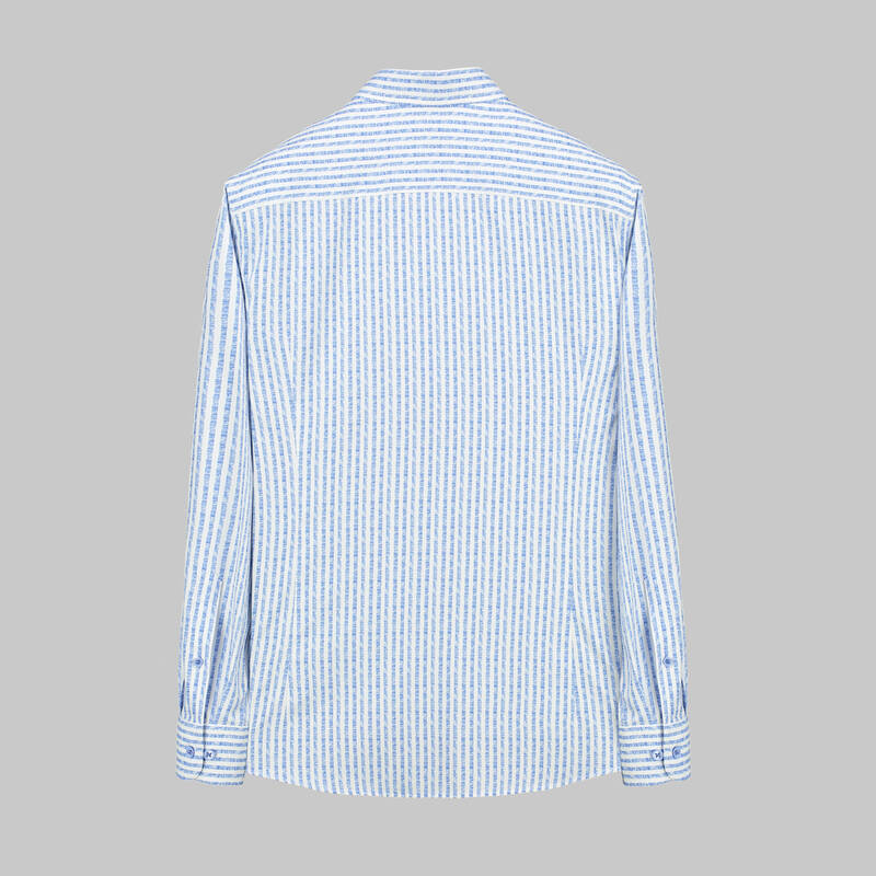ARTOS ÇİZGİLİ MAVİ GÖMLEK
