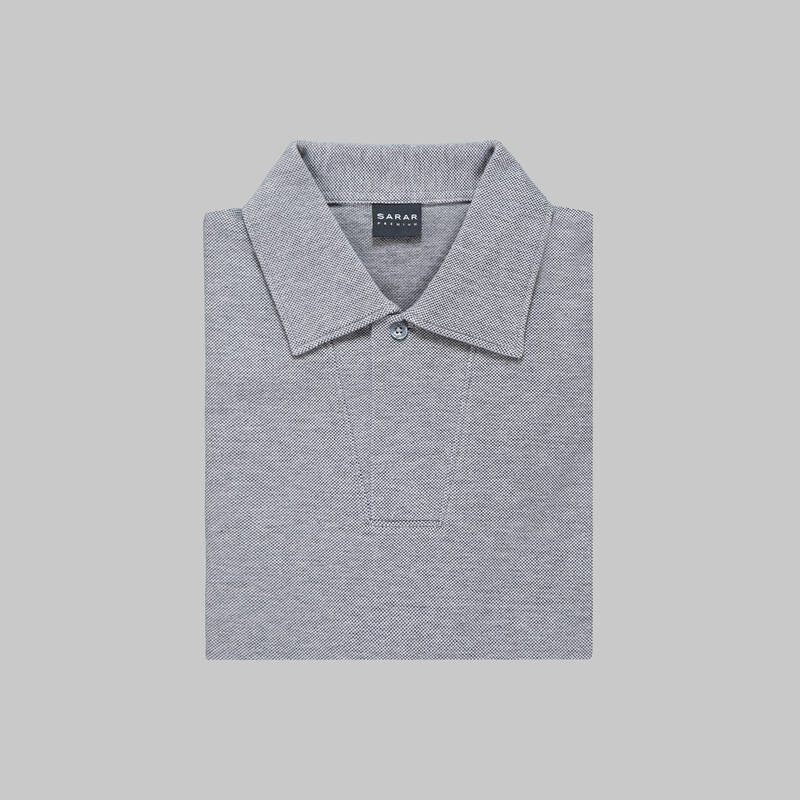 SARAR PREMIUM POLO YAKA BORDO SWEATSHIRT