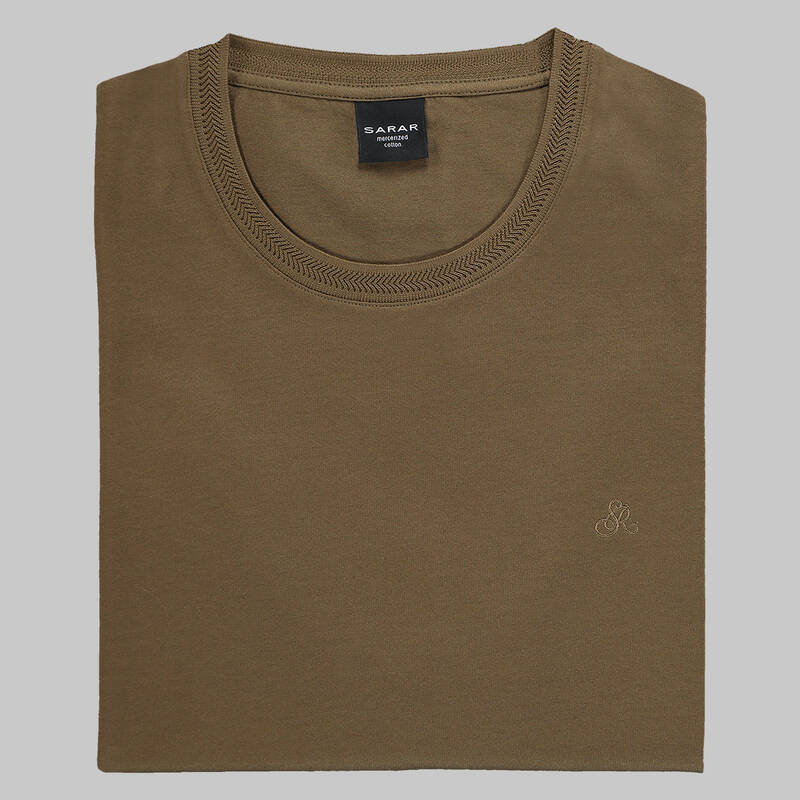 SARAR BİSİKLET YAKA MÜRDÜM T-SHIRT