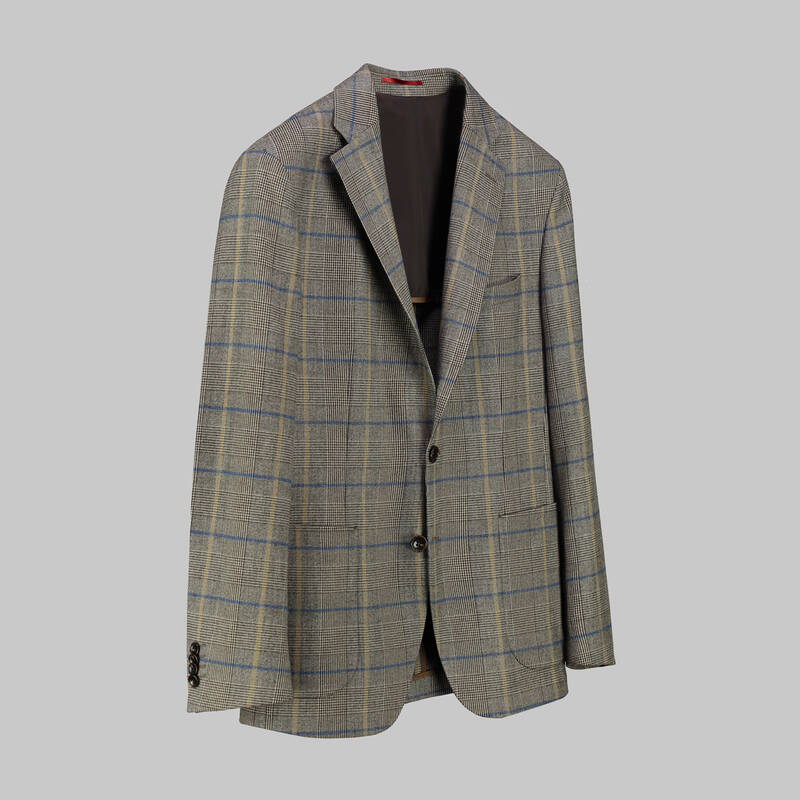 MATTEO GRİ KARELİ CEKET