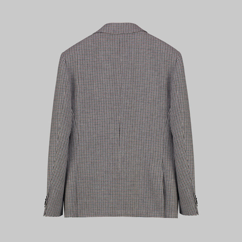 TENERESP DESENLİ AÇIK GRİ CEKET