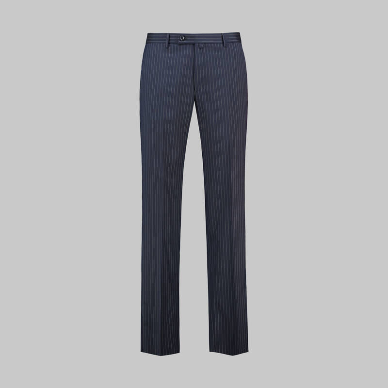 JAM LACİVERT ÇİZGİLİ TAKIM ELBİSE